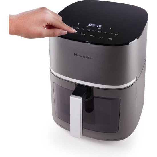Hisense HAF1900D forrólevegős sütő, Air Fryer, 7L, 1800W, antracit szín 