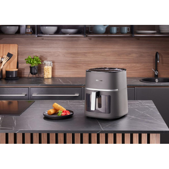 Hisense HAF1900D forrólevegős sütő, Air Fryer, 7L, 1800W, antracit szín 