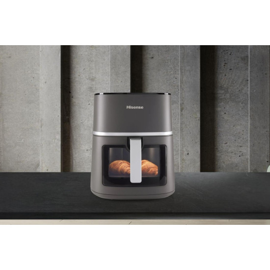 Hisense HAF1900D forrólevegős sütő, Air Fryer, 7L, 1800W, antracit szín 