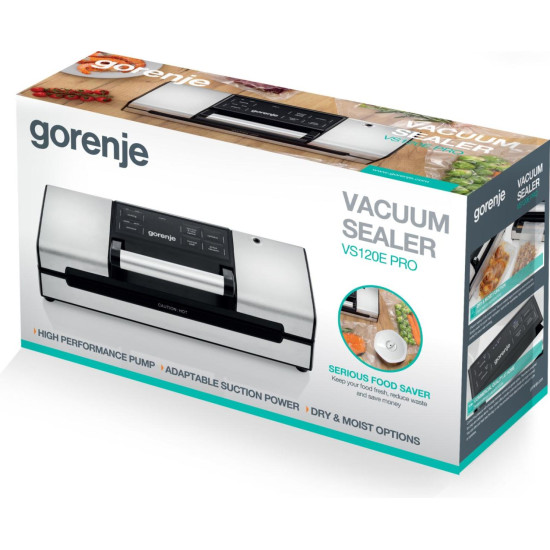 Gorenje VS120EPRO fóliahegesztő, 120W 