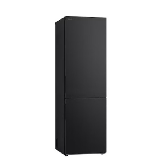 LG GBV21L0EEP alulfagyasztós kombinált hűtőszekrény, 234/110L, Smart Inverter Kompresszor, 59.5x68.2x186 cm, matt éjfekete szín 
