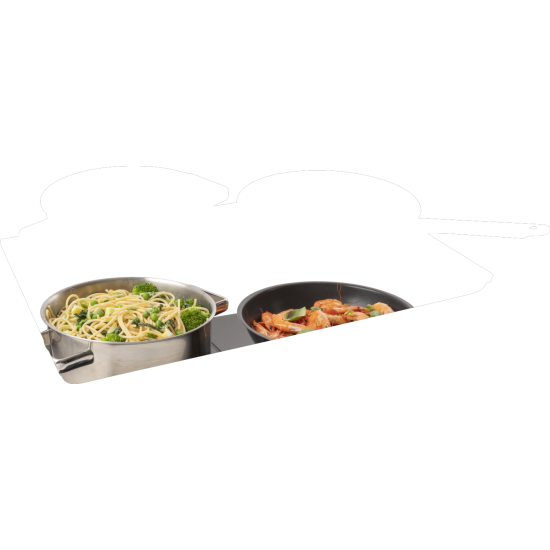 Gorenje ICY3500DGP kétzónás indukciós kerámialap, fekete szín 