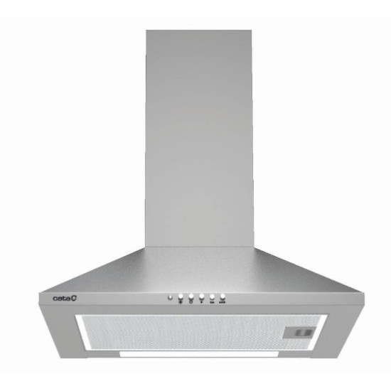 Cata V-500 X/L beépíthető kürtös elszívó, 50 cm széles , inox 