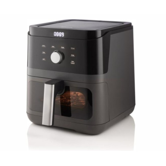 Hisense HAF1800D forrólevegős sütő, 5.7L, 1850W, fekete szín 