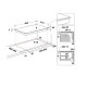 Whirlpool WT 1090 BA beépíthető indukciós kerámialap, 90x51x5.3 cm, fekete szín 
