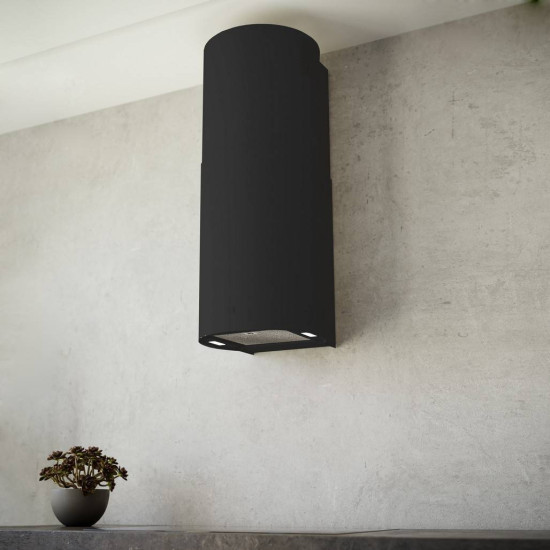 Sirius MO-209 falra szerelhető hengeres elszívó, fekete szín