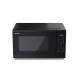 Sharp YC-MS252AE-B mikrohullámú sütő, 25L, 900W, fekete szín 