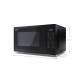 Sharp YC-MS252AE-B mikrohullámú sütő, 25L, 900W, fekete szín 