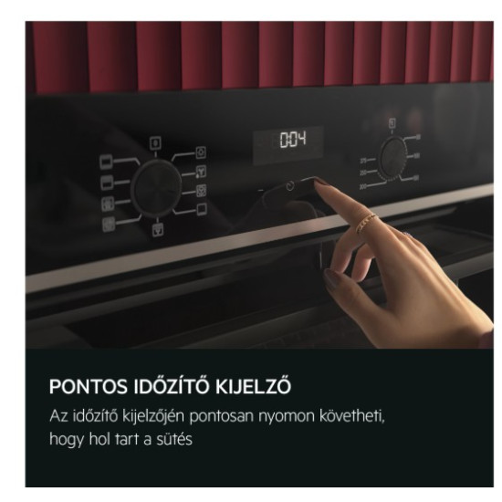 AEG OA5CB31SM beépíthető  SteamBake gőz sütő, AquaClean, katalitikus, 72l, maghőmérő, teleszkópos sütősínnel, 59.4x56.9x59.4 cm, inox 