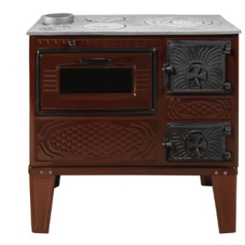 Hunor YTK 210 sparhelt barna balos 7,85 kW, öntvény tűztérrel, 81x40x75 cm 