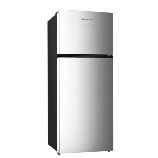 Hausmeister HM3227 felülfagyasztós kombinált hűtőszekrény, 296/97L,69.5x63.5x173 cm, inox 