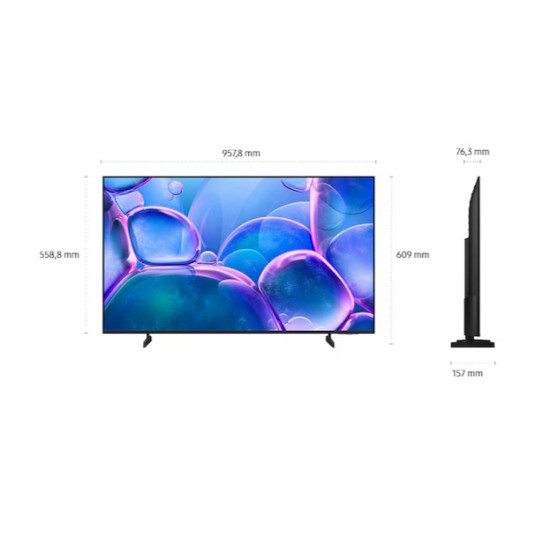 Samsung UE43U7022FKXXH 4K UHD Smart LED TV, 43", 109.22 cm 