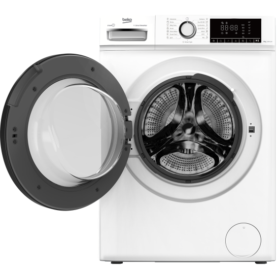 Beko B1WFM2821WEE elöltöltős mosógép, 8 kg, gőz, 60x52x84.7 cm