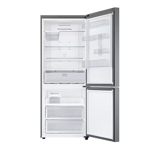 Samsung RB50DG602ES9EO No Frost alulfagyasztós kombinált hűtőszekrény, 340/168L, Digitális Inverter Kompresszor, Wifi, 75.9x71.1x192 cm, kifinomult inox szín 