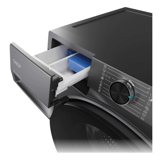 Candy BWR 485SBL6G-S mosó-szárítógép, 8/5 kg, inverter motor, 59.5x52.2x85 cm, antracitszürke szín 