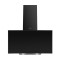 Amica OKC6242S beépíthető falra szerelhető döntött kürtös konyhai elszívó, 60x28.3x106 cm, feketére festett acél szín 