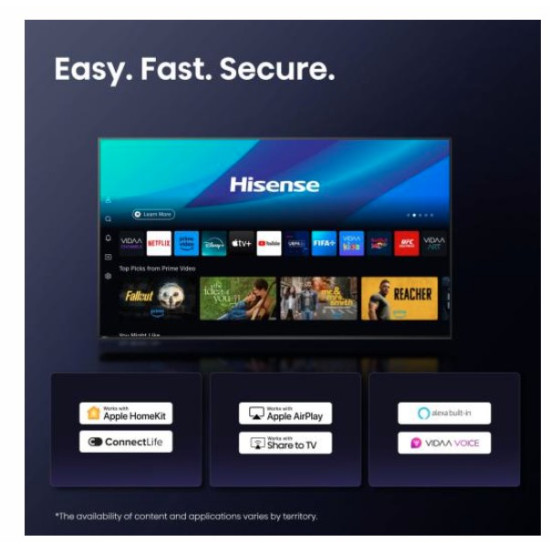 Hisense 55U8Q 4K UHD Smart MINI ULED TV, 55", 139.7 cm