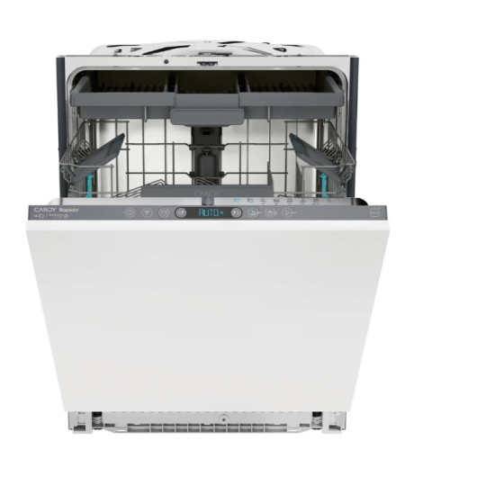 Candy CI4C4F1A teljesen beépíthető mosogatógép, 14 teríték, inverter motor, Wifi, automatikus ajtónyitás, 59.7x55.5x81.8 cm 