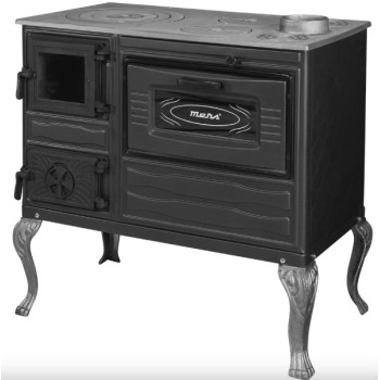 Hunor TK-502 sparhelt (jobbos) 7,85 kW, fekete szín