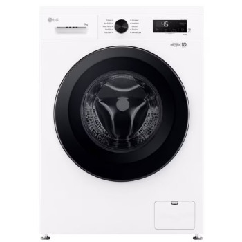 LG F4X1009NWK elöltöltős mosógép, 9 kg, Wifi, gőz, inverter motor, 60x55x85 cm