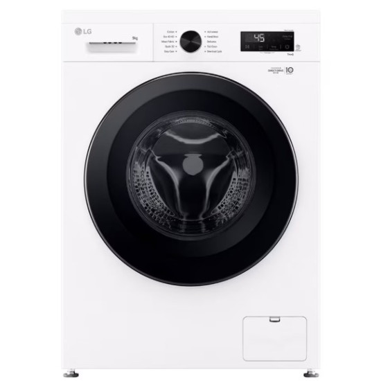 LG F4X1009NWK elöltöltős mosógép, 9 kg, Wifi, gőz, inverter motor, 60x55x85 cm