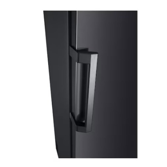 LG GLT51MCGSF egyajtós hűtőszekrény, 386L, Lineáris Inverter Kompresszor, 59.5x70.7x186 cm, matt fekete szín