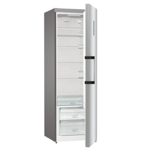 Gorenje R619DAXL6 egyajtós hűtőszekrény, 398L, inverter kompresszor, 59.5x66.3x185 cm, inox 