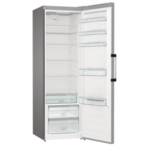 Gorenje R619DAXL6 egyajtós hűtőszekrény, 398L, inverter kompresszor, 59.5x66.3x185 cm, inox 