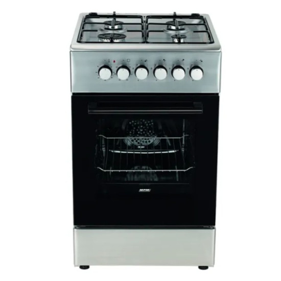 MPM MPM-56-KGM-06E kombinált tűzhely, 46L, 50x60x85 cm, inox 