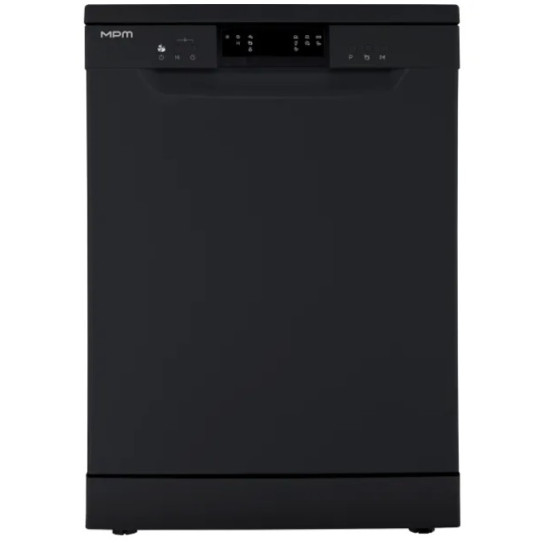 MPM MPM-60-ZMF-03 mosogatógép, 14 teríték, 3 kosár, automatikus ajtónyitás, 60x60x85 cm, fekete szín 