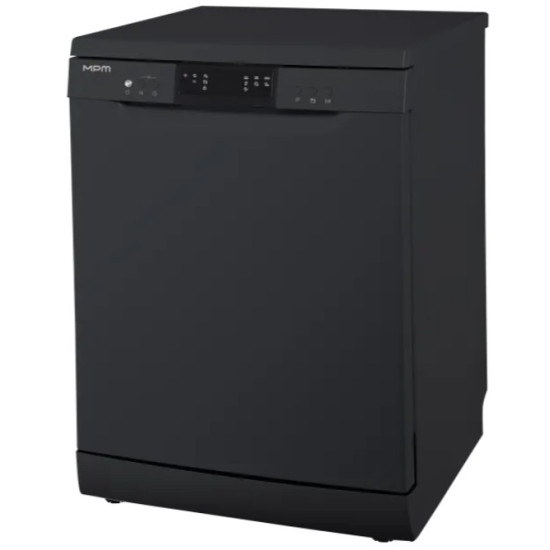 MPM MPM-60-ZMF-03 mosogatógép, 14 teríték, 3 kosár, automatikus ajtónyitás, 60x60x85 cm, fekete szín 