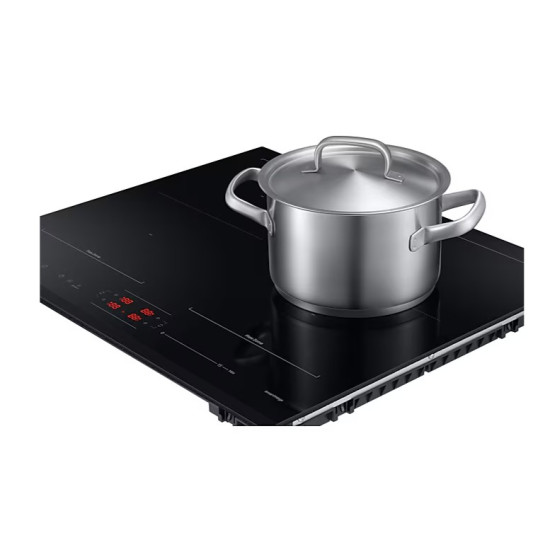 Samsung NZ64B5066GK/U2 beépíthető indukciós kerámialap, 59x52x4.8 cm, fekete szín 