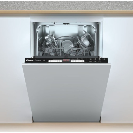 Candy CDIH 2D949 teljesen beépíthető mosogatógép, 9 teríték, 44.8x55.9x81.6 cm