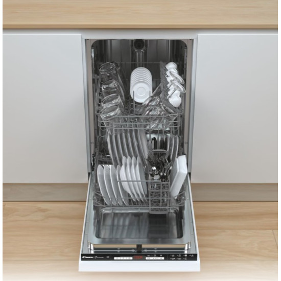 Candy CDIH 2D949 teljesen beépíthető mosogatógép, 9 teríték, 44.8x55.9x81.6 cm