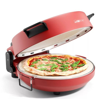 Clatronic PM 3787 pizzasütő, 1200W, piros szín 