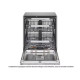 LG DB476TXS teljesen beépíthető mosogatógép, 14 teríték, inverter motor, Wifi, automatikus ajtónyitás, 3 kosár, 59.8x55.4x81.5 cm, inox