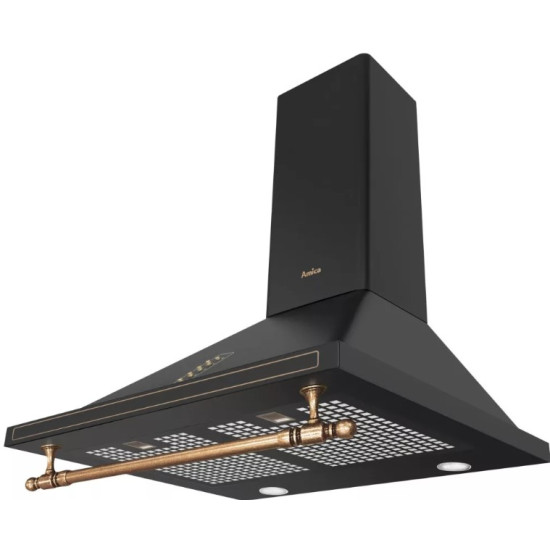 Amica OKC6212RA beépíthető kürtös konyhai elszívó, 60x50x104 cm, antracit szín 