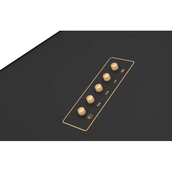 Amica OKC6212RA beépíthető kürtös konyhai elszívó, 60x50x104 cm, antracit szín 