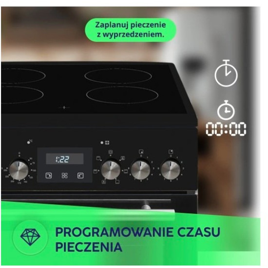 MPM MPM-55-KEI-39 indukciós tűzhely, fekete, 50x60x85cm