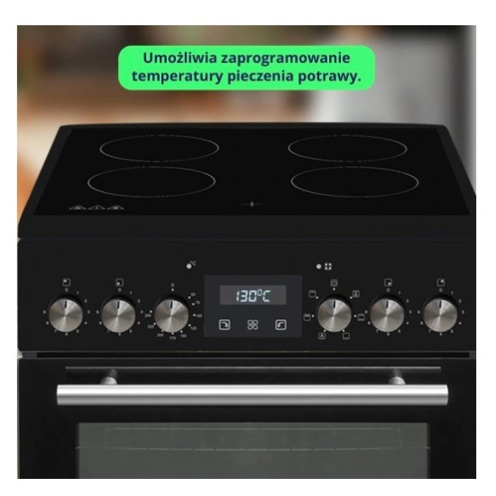 MPM MPM-55-KEI-39 indukciós tűzhely, fekete, 50x60x85cm