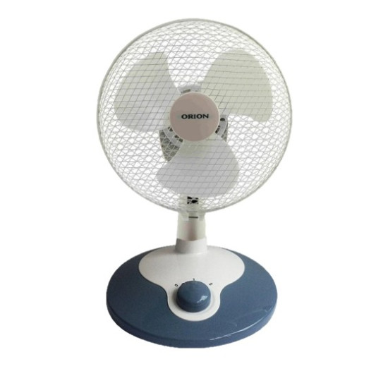 Orion OFD-1609 asztali ventilátor, 25W, 23 cm, kék/fehér szín 