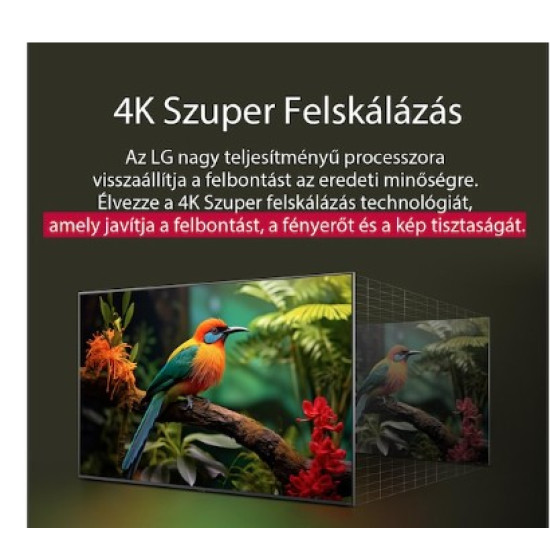 LG 65QNED70A6A 4K UHD AI Smart QNED TV, 65", 165.1 cm 