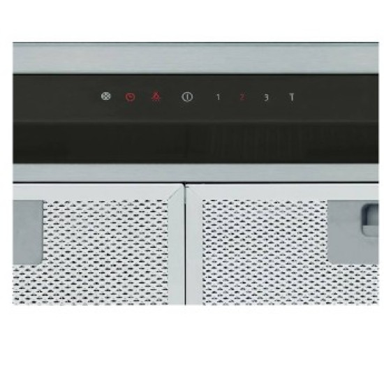 Cata GL-45 X/C LED inox felső szekrénybe,kürtőbe építhető konyhai elszívó, 49.2x27.7x28 cm 