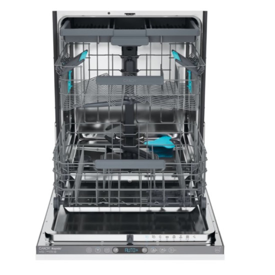 Candy CI 6C4F1PA  teljesen beépíthető mosogatógép, 16 teríték, 3 kosár, inverter motor, Wifi, automatikus ajtónyitás, 59.7x55.5x81.8 cm