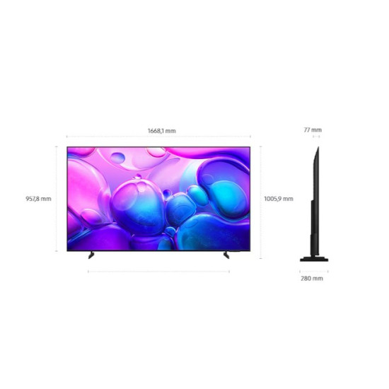 Samsung QE75Q6FAAUXXH 4K UHD Smart QLED TV, 75", 190.5 cm 