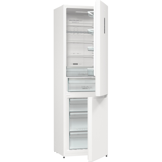 Gorenje NRK620DA2W4 No Frost Plus alulfagyasztós kombinált hűtőszekrény, inverter kompresszor, 235/96L, 60x59.2x200 cm