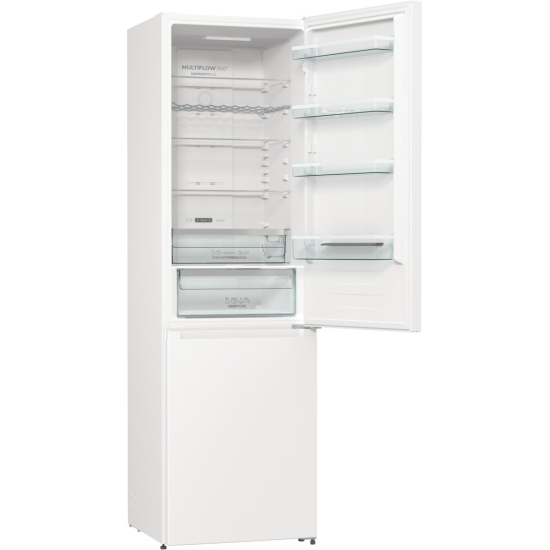 Gorenje NRK620DA2W4 No Frost Plus alulfagyasztós kombinált hűtőszekrény, inverter kompresszor, 235/96L, 60x59.2x200 cm