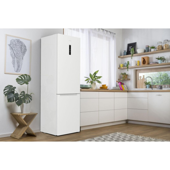 Gorenje NRK620DA2W4 No Frost Plus alulfagyasztós kombinált hűtőszekrény, inverter kompresszor, 235/96L, 60x59.2x200 cm