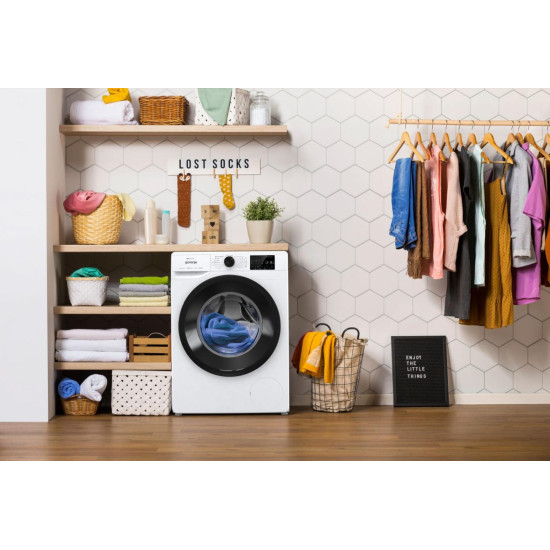 Gorenje WPNEI72A1SWIFI elöltöltős mosógép, 7 kg, Wifi, gőz, inverter motor, 60x54.5x85 cm