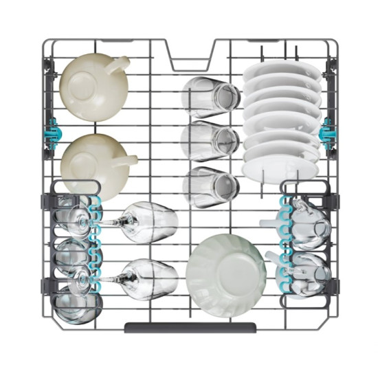 Candy CI 6C4F1PA  teljesen beépíthető mosogatógép, 16 teríték, 3 kosár, inverter motor, Wifi, automatikus ajtónyitás, 59.7x55.5x81.8 cm